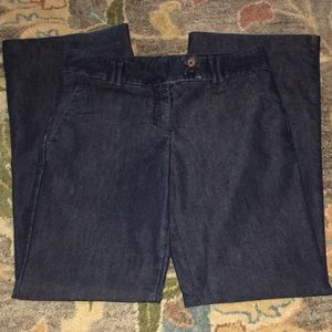 Express Editor Denim Slacks